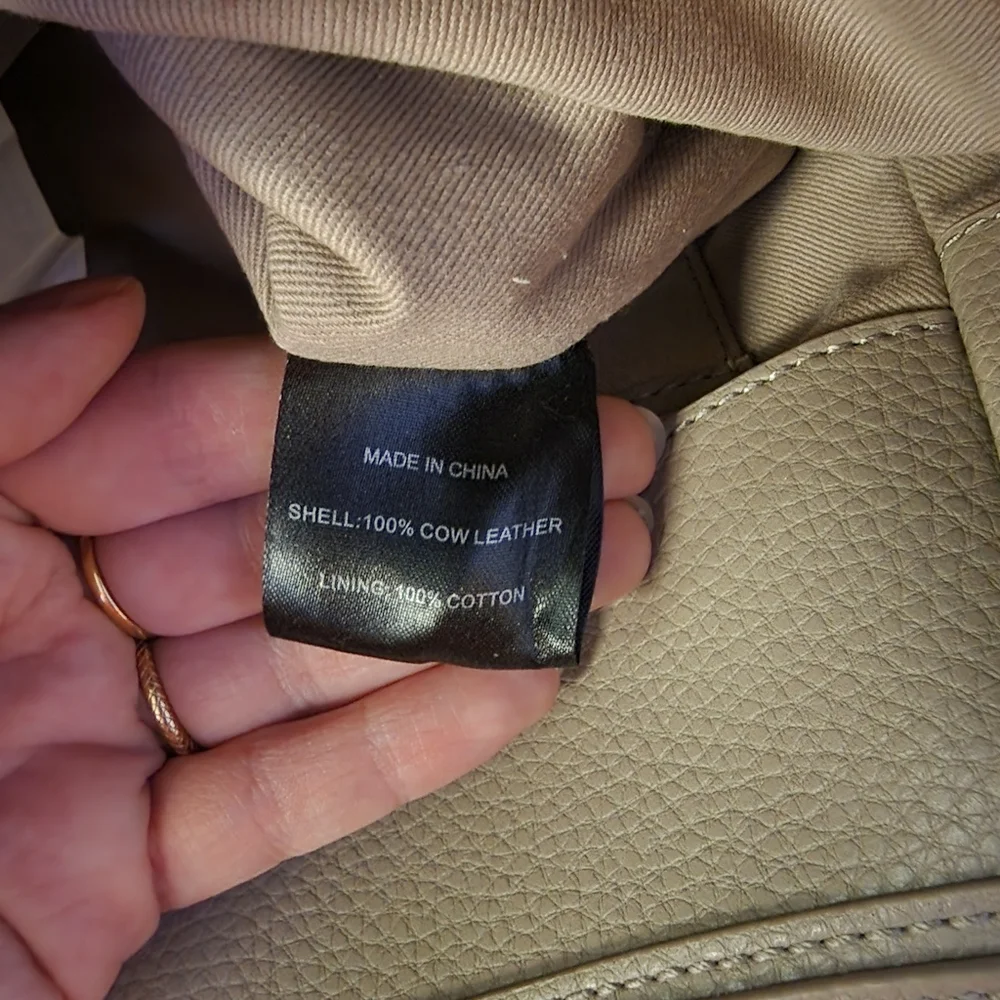 Quince Italian Leather Triple Compartment Work Tote EUC - Picture 6 of 9